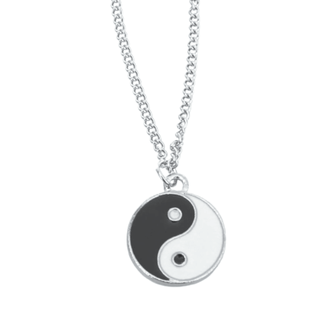 Collier Yin Yang Argent