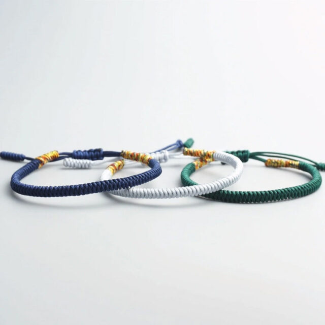 Triple20Bracelet20Tibetain20Bleu20Blanc20Vert 1